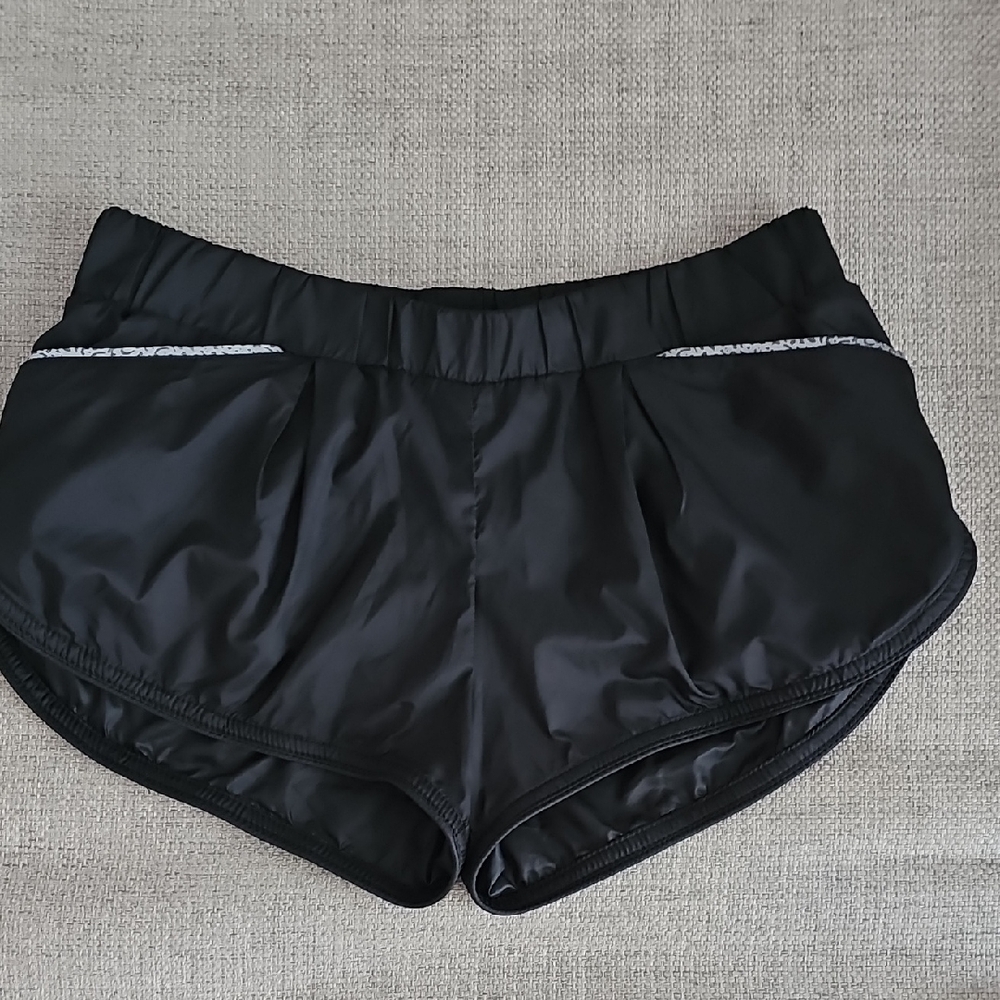 Stella McCartney Black Athletic Shorts Lightweight Performance